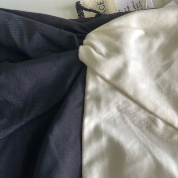 L*Space Ying Yang Bikini Set Black Cream SMALL - Picture 14 of 16